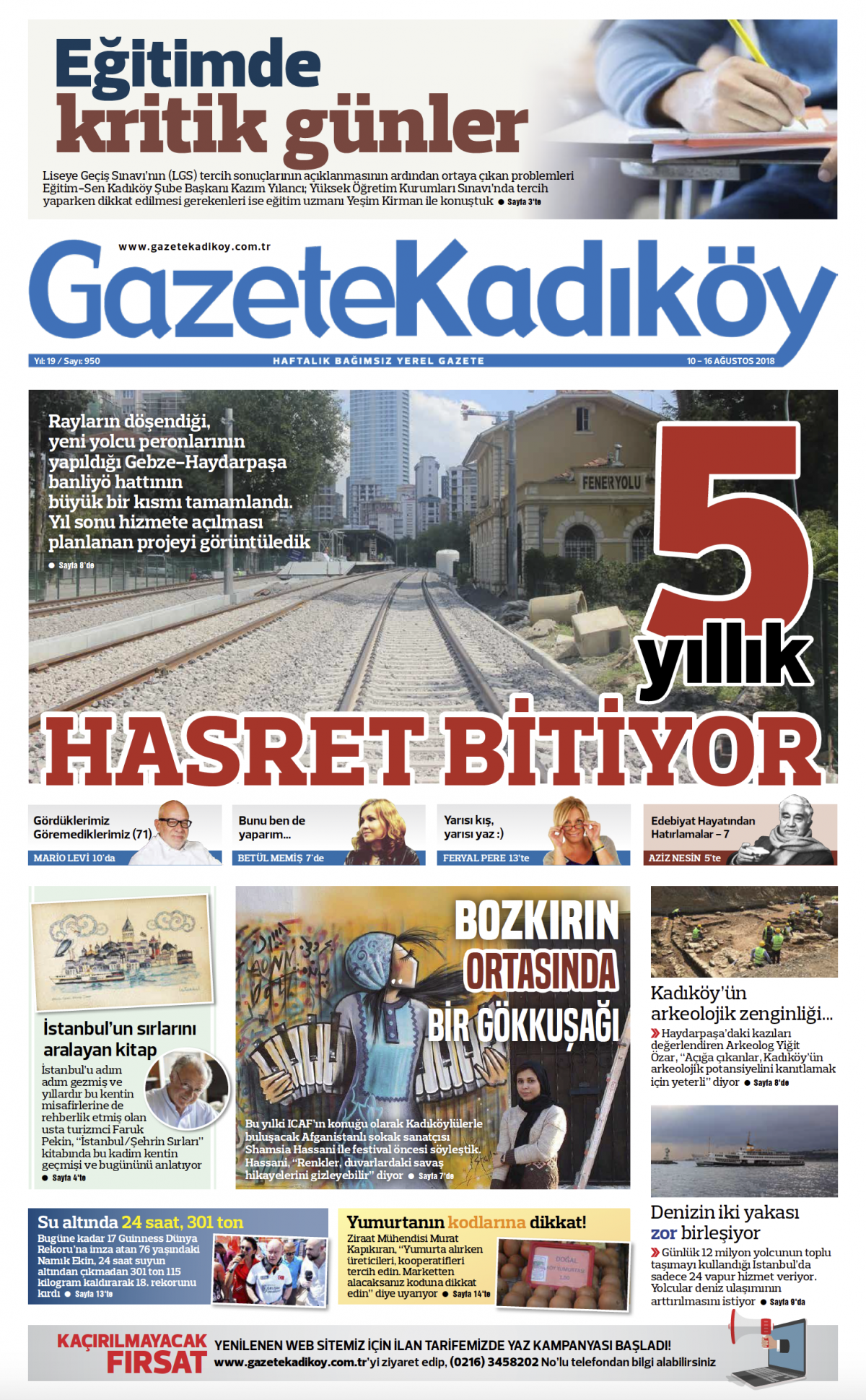 Gazete Kadıköy - 950.SAYI